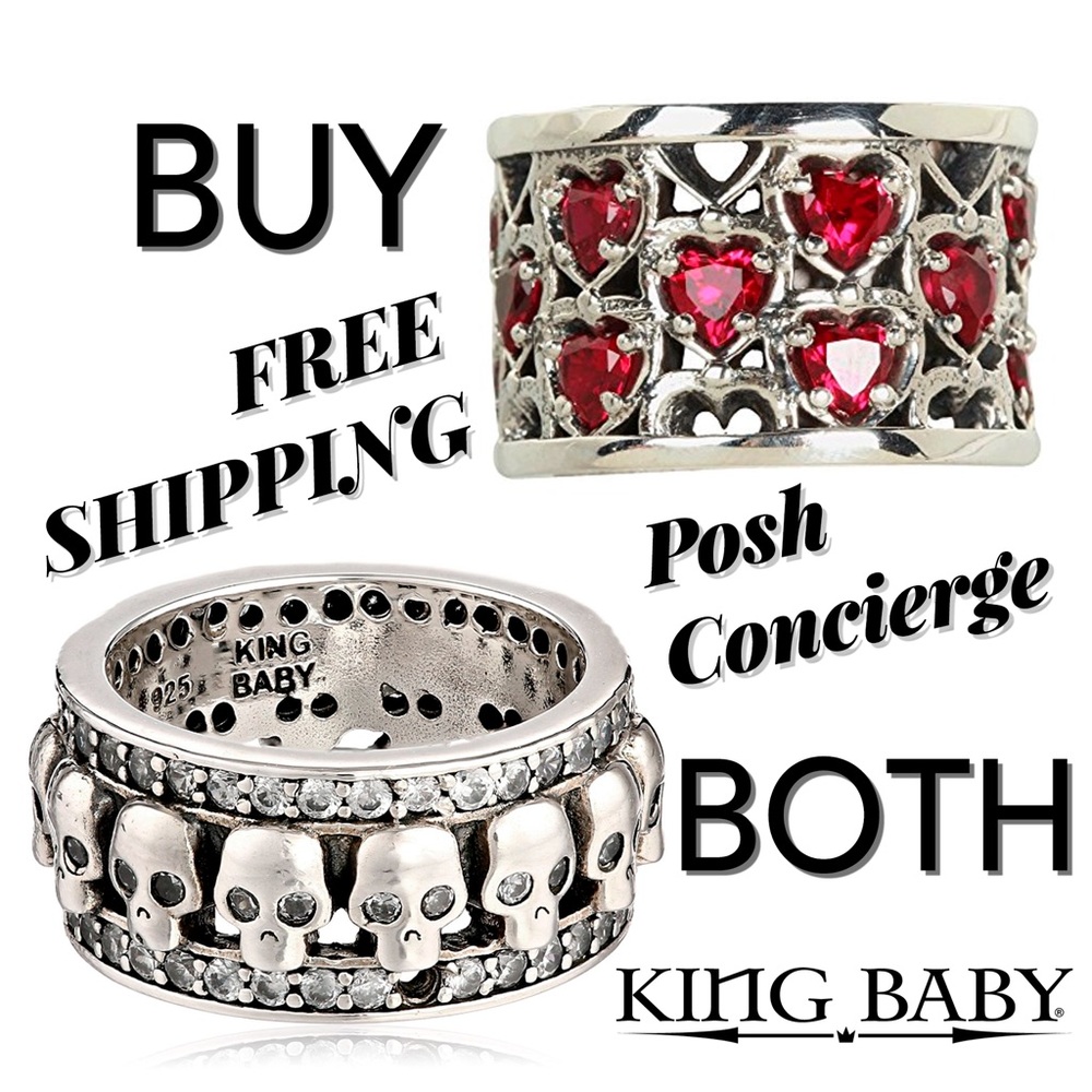 ⚡️BUY BOTH⚡️ NEW King Baby Infinity Eternity Rings